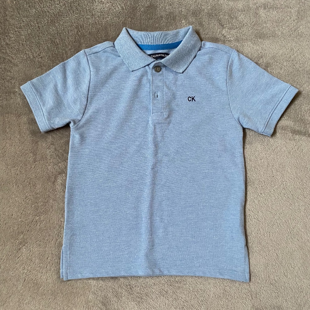Calvin Klein boys polo shirt sleeve shirt